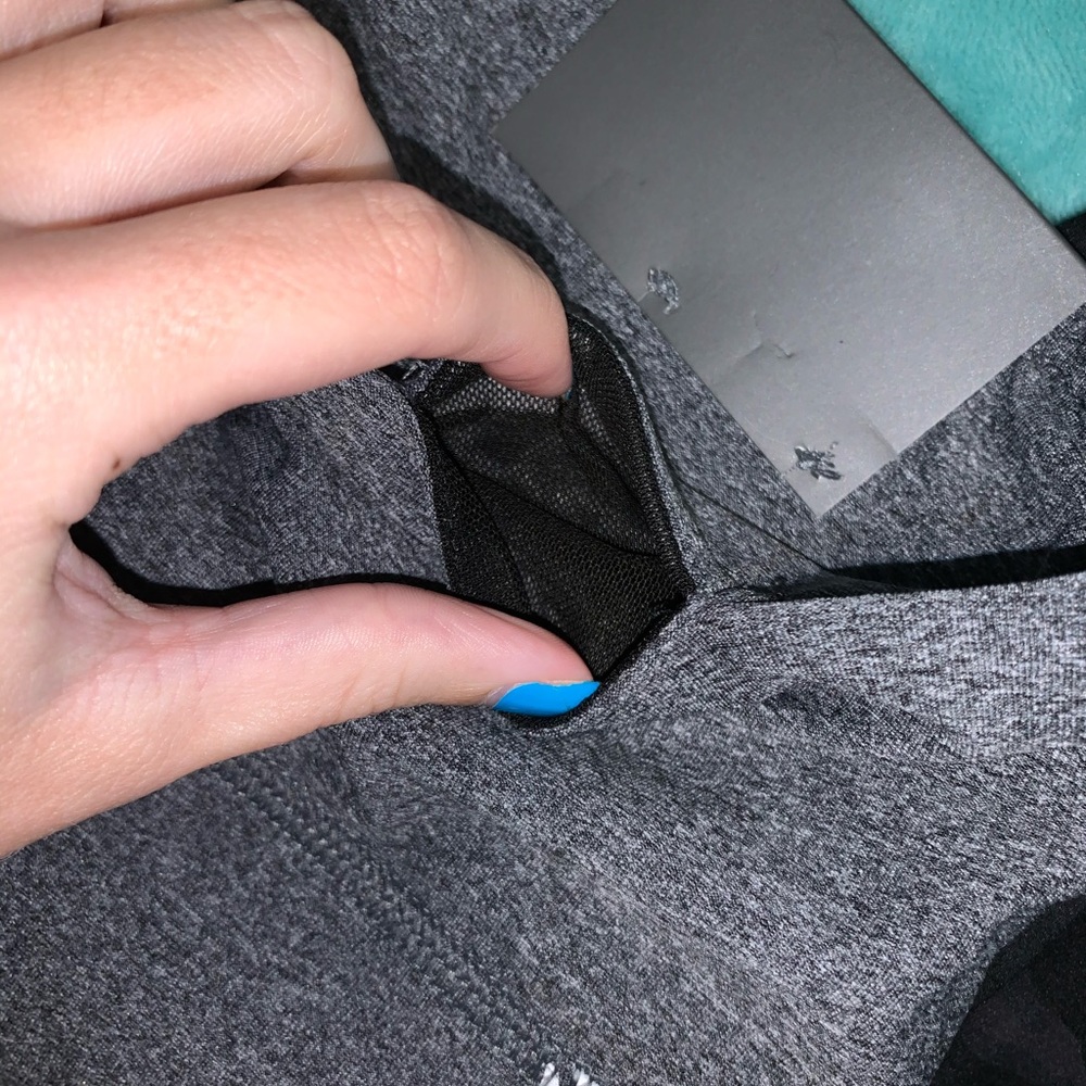 RBX | BRAND NEW W TAGS Gray Polka Dot Leggings - Picture 5 of 6